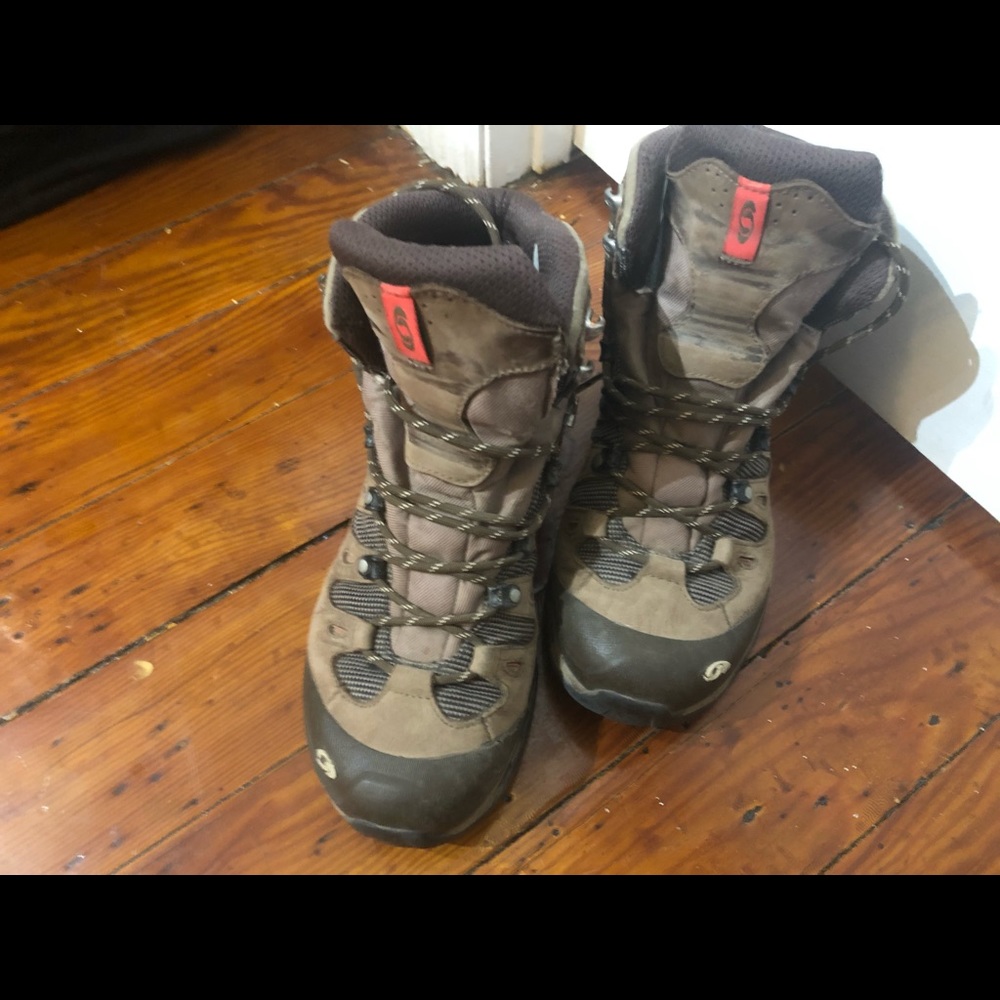 Salomon Brown Hiking Boots